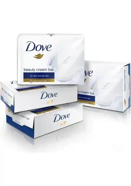 Dove Cream Bar Original 4'lü Paket Cilt Bakımı ve Temizlik İçin Uygun Sabun Alternatifi