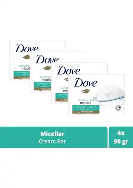 Dove Micellar Hassas Ciltler İçin Nemlendirici Sabun Günlük Temizlik ve Bakım İçin Uygun