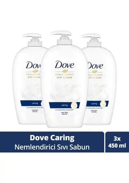 Dove Nemlendirici Sıvı Sabun Caring ile Gün Boyu Ellerinize Özenli Bakım Sağlayın