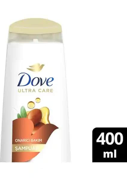 Dove Ultra Care Saç Bakım Şampuanı Yıpranmış Saçlar İçin Doğal Onarıcı Çözüm