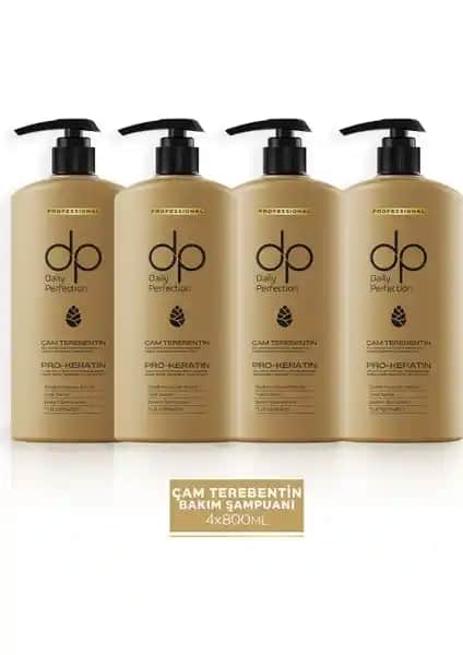 Dp Daily Perfection Şampuan Çam Terebentin 800 ml Doğal ve Güçlendirici Saç Bakımı Ürünü