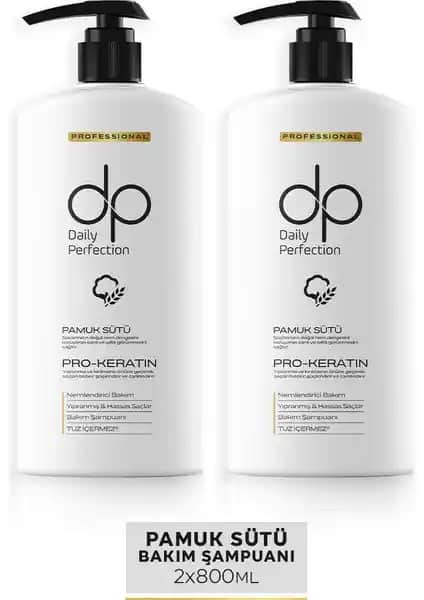 Dp Daily Perfection Şampuan Pamuk Sütü ile Saçlarınızda Doğal ve Güçlü Bir Bakım Deneyimi
