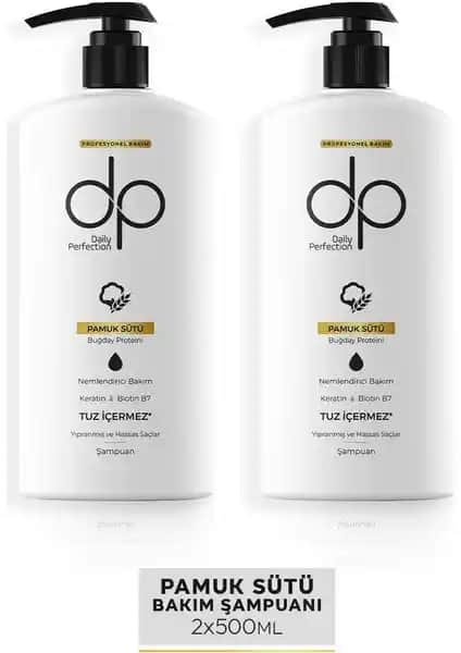 Dp Daily Perfection Şampuan Pamuk Sütü ile Sağlıklı ve Parlak Saçlar İçin Uygun Çözüm