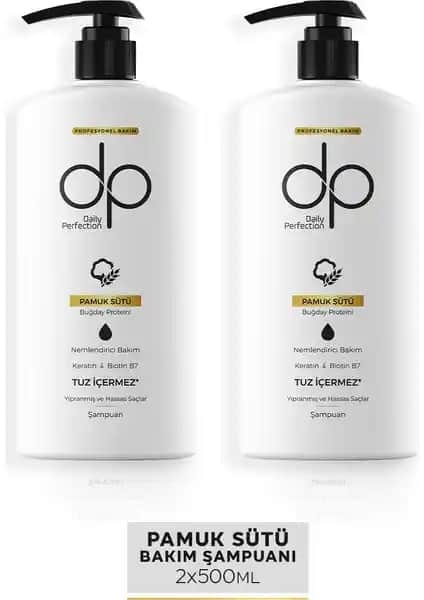 Dp Daily Perfection Şampuan Pamuk Sütü: Kuru ve Hasar Görmüş Saçlar İçin Doğal Bakım Çözümü