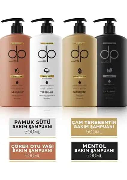 DP Daily Perfection Şampuan Seti: Doğal İçeriklerle Saçlarınızı Güçlendirin ve Parlatın