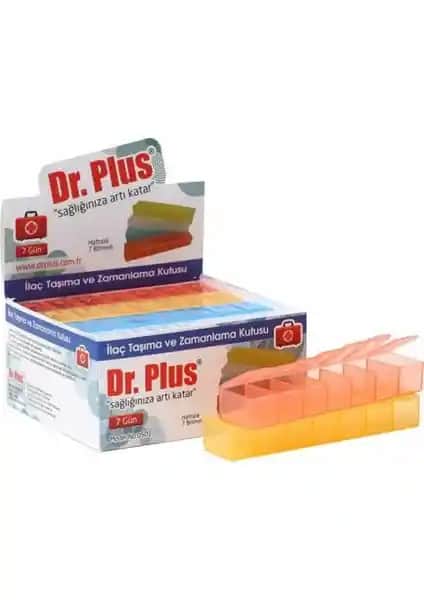 Dr. Plus DR-0501 Haftalık İlaç Saklama Kutusu: Dayanıklı ve Pratik İlaç Düzenleme Çözümü