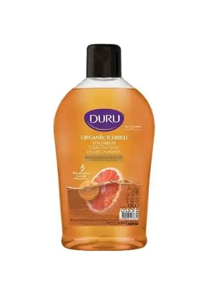 Duru 1,5 Lt Mandalina Greyfurt Sıvı Sabun Hijyen ve Ferahlatıcı Kokusu ile Öne Çıkar
