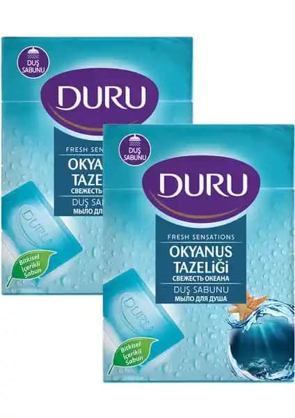 Duru Fresh Sensations Okyanus Tazeliği Duş Sabunu 2'li Paket ile Günlük Temizlik ve Ferahlık