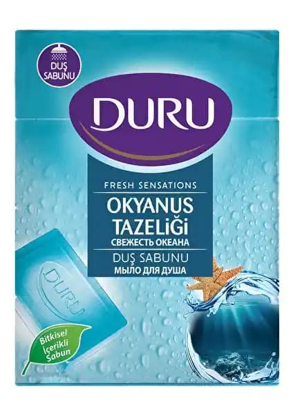 Duru Fresh Sensations Okyanus Tazeliği Duş Sabunu 4'lü Paket Doğal ve Etkili Temizlik
