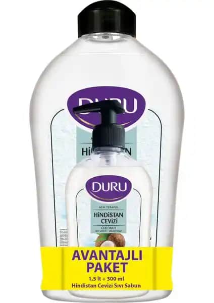 Duru Hindistan Cevizi Sıvı Sabun: Doğal, Cilt Dostu ve Güçlü Temizlik Özellikleri