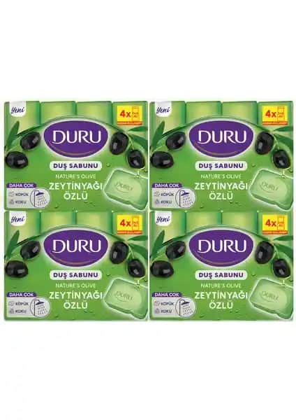 Duru Natural Olive Zeytinyağlı Banyo Sabunu 16 Adet ile Doğal Temizlik ve Ferahlık