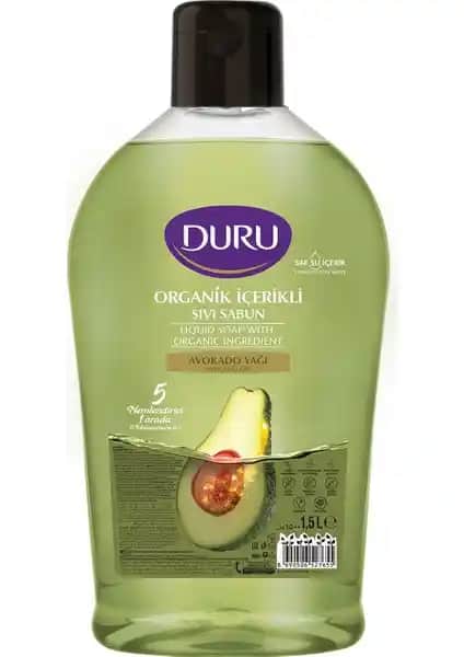 Duru Organik İçerikli Avokado Sıvı Sabun: Doğal ve Etkili Temizlik Çözümü