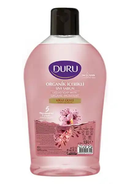 Duru Organik Kiraz Çiçeği Sıvı Sabun: Doğal ve Ferahlatıcı Elleri Temizleme Çözümü