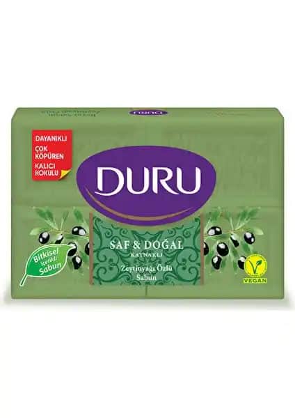 Duru Saf Doğal Kaynaklı Zeytinyağı Özlü Sabunlar: Doğallık ve Temizlikte Güvenilir Seçenekler