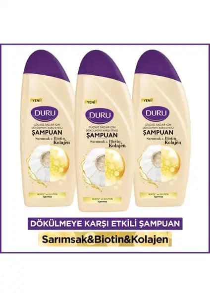 Duru Sarımsak ve Biotin İçeren Dökülmeye Karşı Etkili Şampuan Ürün İncelemesi
