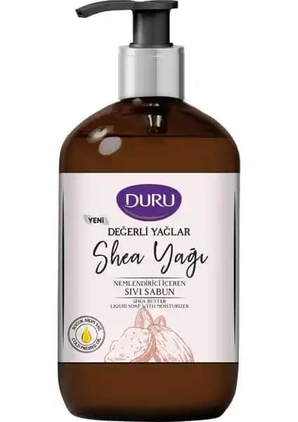 Duru Shea Yağı Sıvı Sabunu: Doğal İçerikli Nemlendirici Temizlik Ürünü