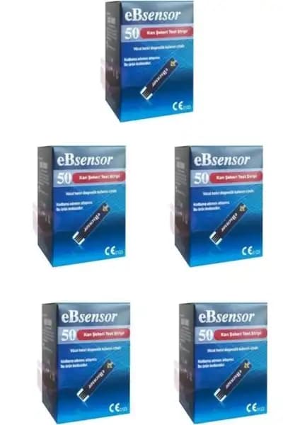 eBsensor Kan Şeker Ölçümstribi X5: Pratik ve Güvenilir Kan Şekeri Takip Cihazı