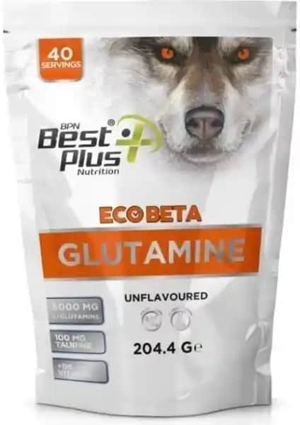 Eco Beta L-Glutamin 204.4g Sporcular ve Aktif Bireyler İçin Saf Amino Asit Takviyesi