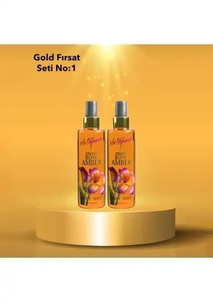 Eda Taşınar Amber Body Mist 2'li Paket Hafif ve Ferahlatıcı Kokusu ile Günlük Kullanım