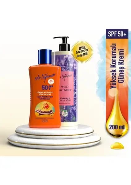 Eda Taşpınar Yüksek Koruma SPF 50+ Güneş Kremi ve Tulum Body Mist Yaz Bakımı İçin