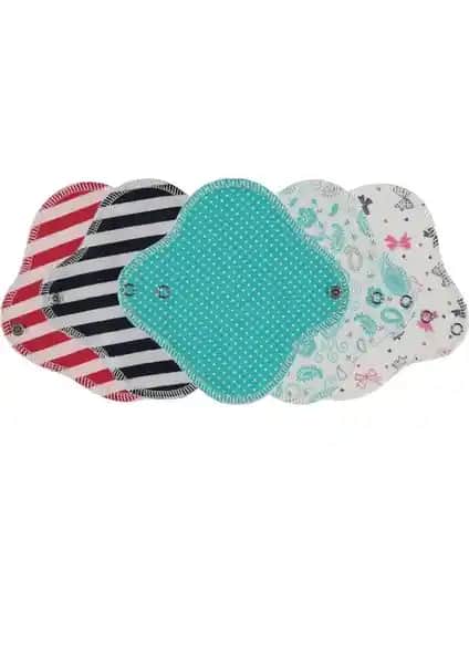 Ekoped Doğal Yıkanabilir Kadın Pedi 5'li - Doğal ve Ekonomik Hijyen Çözümü