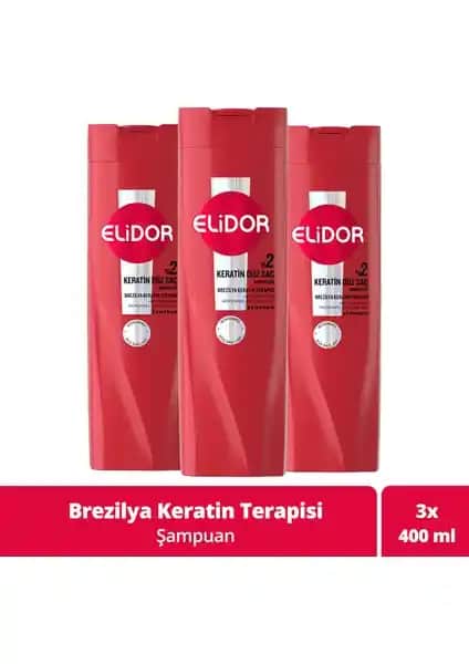 Elidor Brezilya Keratin Terapisi Şampuanı: Saçlarınız İçin Güçlü ve Doğal Bakım Çözümü