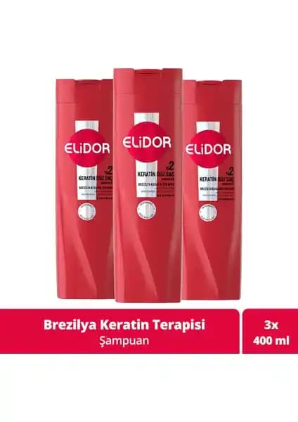 Elidor Brezilya Keratin Terapisi Şampuanı: Saçlarınız İçin Güçlü ve Doğal Bakım Çözümü