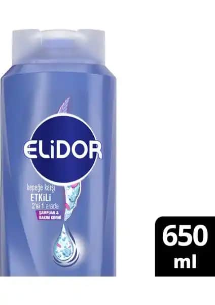 Elidor Superblend 2'si Bir Arada Şampuan ve Saç Bakım Kremi Kepeğe Karşı Etkili Çözüm