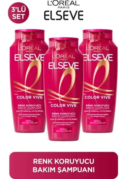 Elseve Color Vive Renk Koruyucu Şampuan: Saçlarınızı Koruyan ve Parlatan Formül