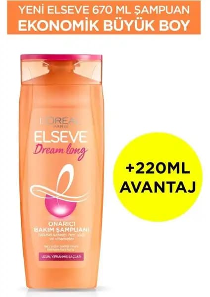 Elseve Dream Long Onarıcı Şampuanı: Uzun ve Sağlıklı Saçlar İçin Güçlü Çözüm