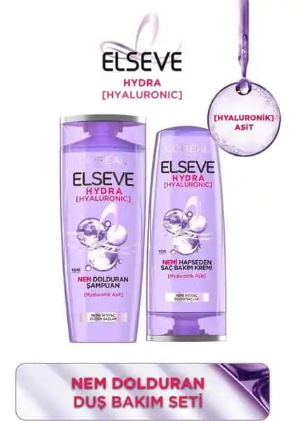 Elseve Hydra Hyaluronic Nem Dolduran Şampuan ve Saç Bakım Kremi Seti İncelemesi