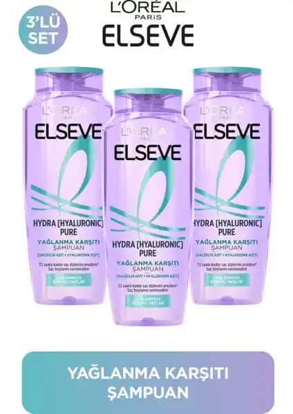 Elseve Hydra Hyaluronik Asit İçerikli Arındırıcı Şampuan: Derin Temizlik ve Nem Desteği Sağlar