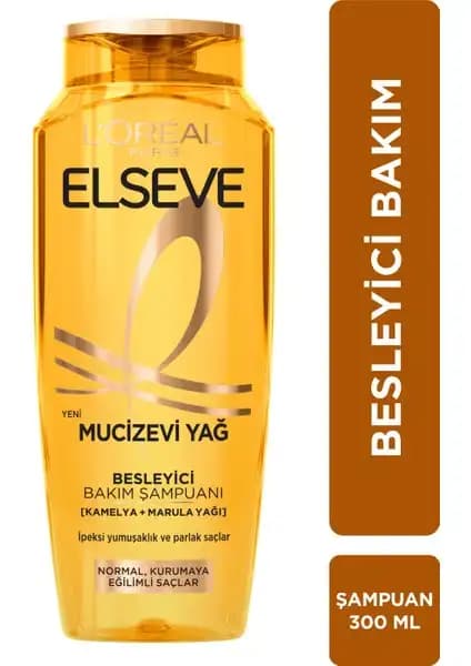 Elseve Mucizevi Yağ Besleyici Bakım Şampuanı: Yıpranmış Saçlar İçin Derinlemesine Bakım
