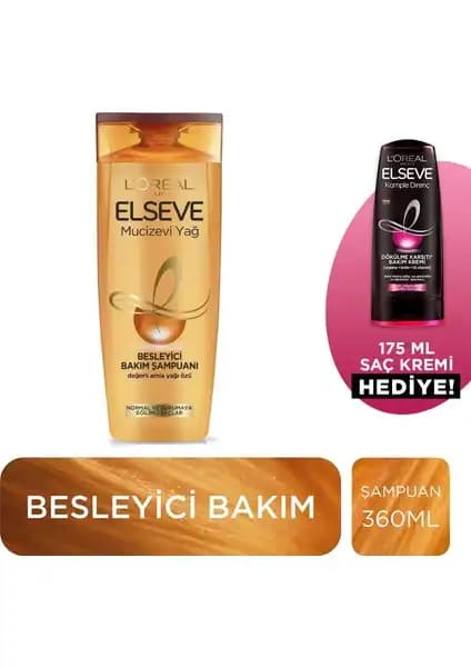 Elseve Mucizevi Yağ Besleyici Bakım Serisi Saçlar İçin Doğal ve Güçlendirici Çözüm