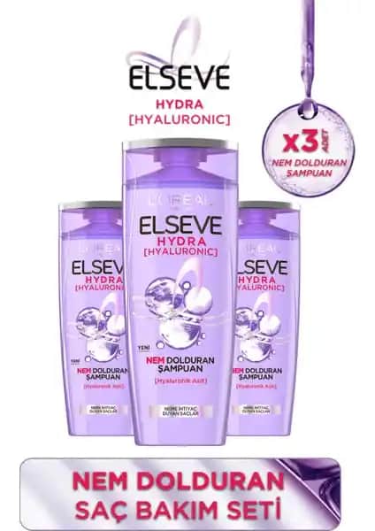 Elseve Nem Dolduran Saç Bakım Seti: Doğal Nem ve Parlaklık Sağlayan Etkili Ürün