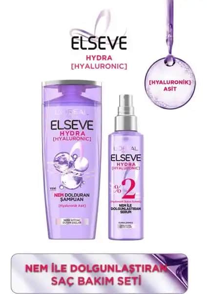 Elseve Nem ile Dolgunlaştıran Şampuan ve Serum Bakım Seti: Saçlara Canlılık ve Hacim Kazandırır