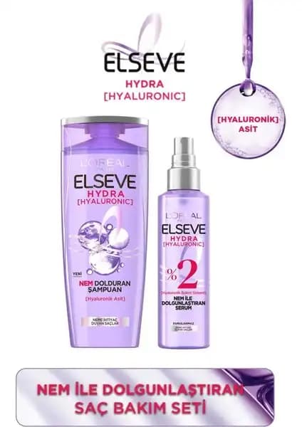 Elseve Nem ile Dolgunlaştıran Şampuan ve Serum Bakım Seti: Saçlara Canlılık ve Hacim Kazandırır