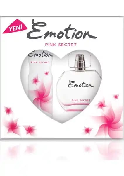Emotion Pink Secret Kadın Parfüm ve Deodorant Seti Kaliteli ve Şık Tasarımıyla Günlük Kullanım İçin Uygun