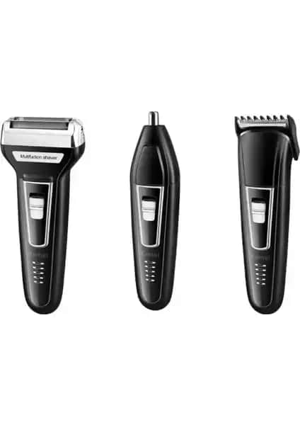 Eragon 3'ü 1 Arada Çok Fonksiyonlu Saç Sakal ve Burun Tıraş Makinesi Seti