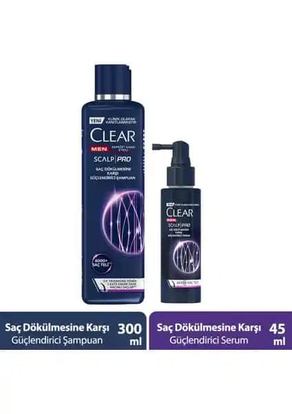 Erkekler İçin Saç Dökülmesine Karşı Güçlendirici Şampuan ve Serum Ürünleri