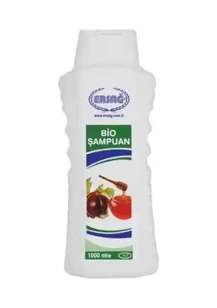 Ersağ Bio Şampuan 1000 Ml Doğal İçeriklerle Saç Dökülmesini Azaltan Güçlü Formül