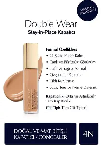Estee Lauder Double Wear Stay-in-Place Kapatıcı ile Günlük Makyajda Mükemmel Sonuçlar