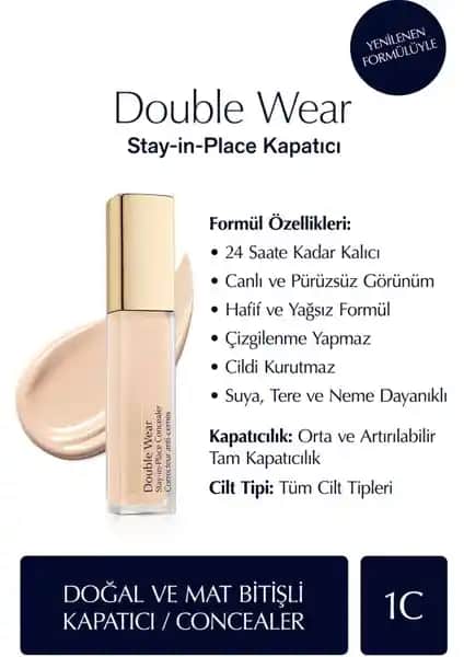Estée Lauder Double Wear Stay-in-Place Kapatıcı İncelemesi ve Kullanım Önerileri