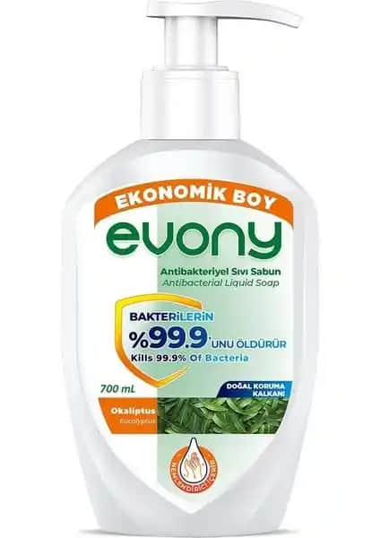 Evony Yeni Antibakteriyel Sıvı Sabun: Doğal İçeriklerle Güçlü ve Hassas Temizlik
