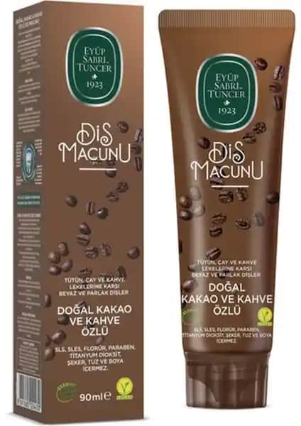 Eyüp Sabri Tuncer 90 ml Doğal Diş Macunu Tütün, Çay ve Kahve Lekelerine Karşı Koruma