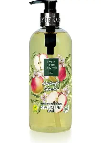 Eyüp Sabri Tuncer Amasya Elması Sıvı Sabun Doğal Aromasıyla Ferahlatıcı Temizlik Deneyimi