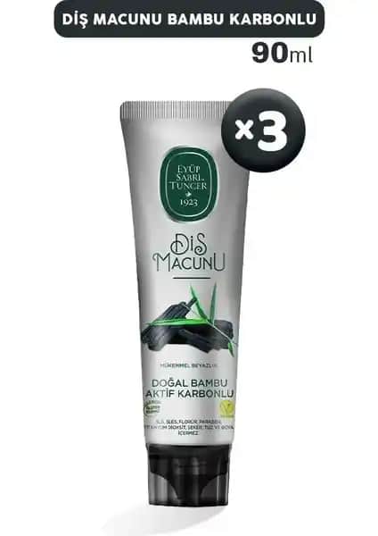 Eyüp Sabri Tuncer Bambu Karbonlu Diş Macunu Doğal Beyazlık ve Ferah Nefes Sağlayan Formül