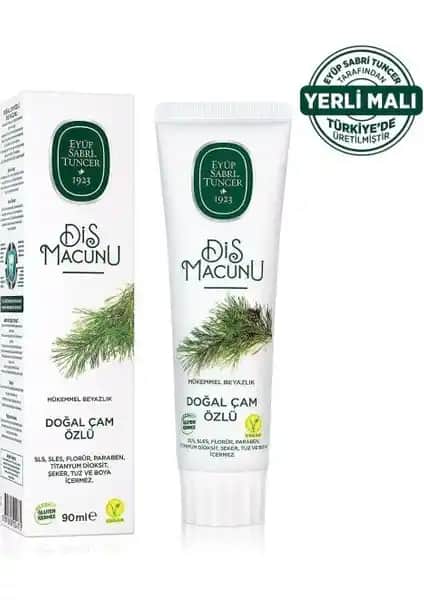 Eyüp Sabri Tuncer Doğal Çam Özlü Diş Macunu Sağlıklı ve Güçlü Ağız Bakımı İçin Uygun Bir Seçenek