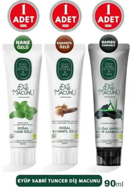 Eyüp Sabri Tuncer Doğal İçerikli Nane Karanfil ve Bambu Diş Macunu Özellikleri ve Faydaları