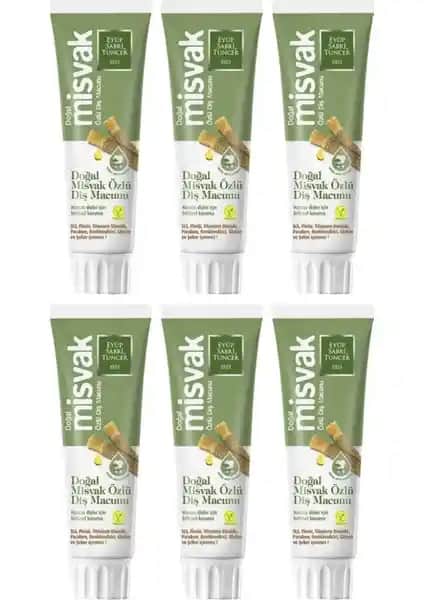 Eyüp Sabri Tuncer Doğal Misvak Özlü Diş Macunu: Güçlü ve Doğal Temizlik İçin Uygun Seçenek